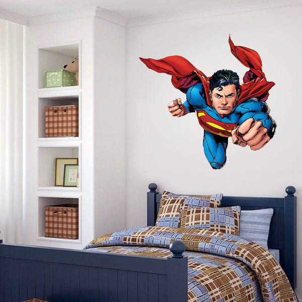 מדבקות קיר גדולות דגם סופרמן 1