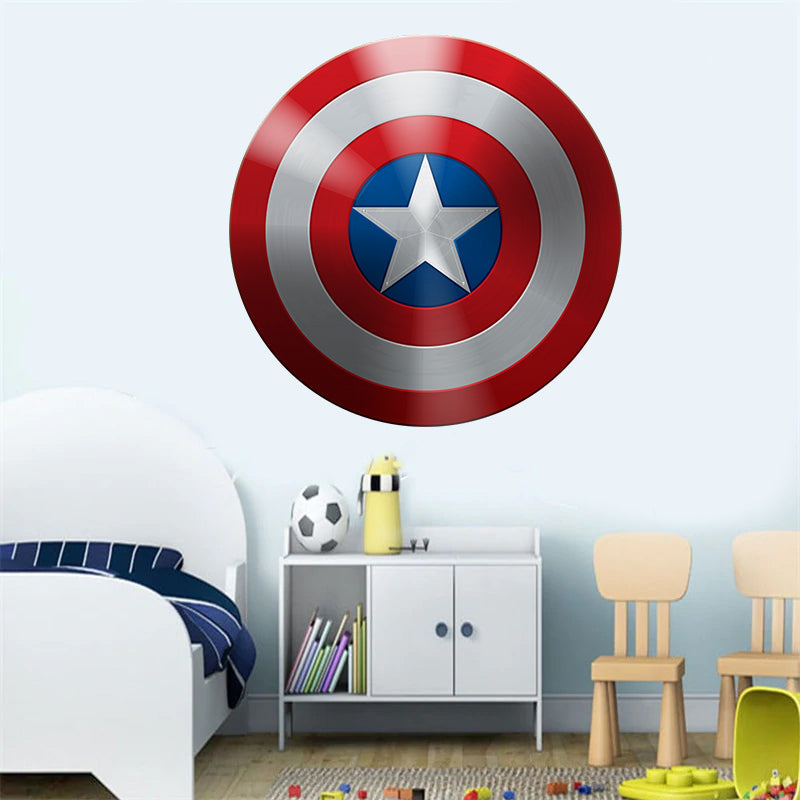 מדבקות קיר גדולות דגם קפטן אמריקה 5